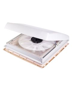 Transparent takhuv med fläkt, 12 volt