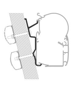 Adapter för Fiat Ducato H3 byggd sedan 2006/07 för markis Dometic Series 1