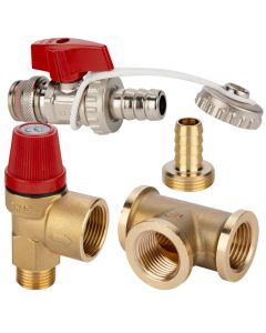 Säkerhetsavloppsventilsats