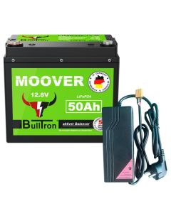 BullTron litiumbatteri med laddare