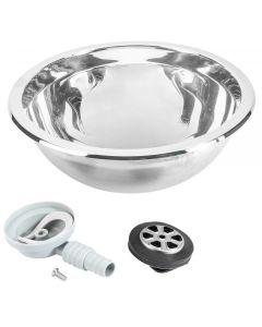 Rund ho i rostfritt stål