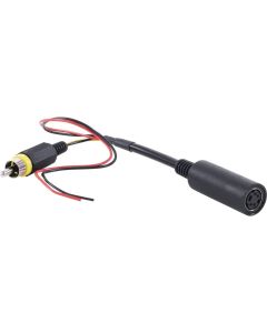 Adaptermonitor, 4-polig koppling till cinchkontakt