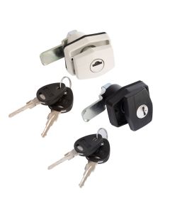 Lucklås rektangulär med låscylinder