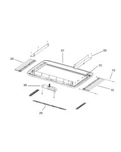 Innerram komplett för vevversion Midi-Heki/Style