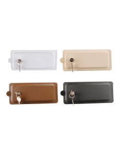 Hölje med lucka för in/uttag med lås