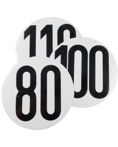 Skyltar för hastighetsbegränsning 80/100/110