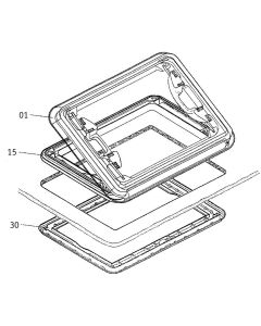 Innerram utan fästen Heki 1