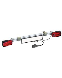 Ljuslist för EuroCarry cykelställ silver