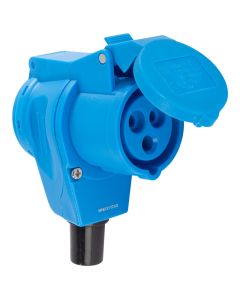 CEE-Vinkelkoppling blå