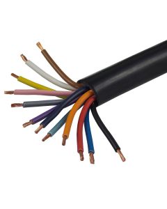 Kabel 12-pol. Flerfärgad