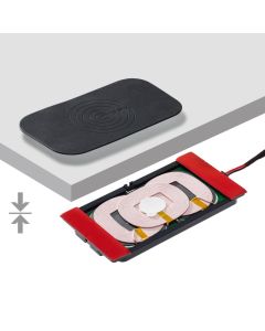 FAWO Trådlös laddare eftermonteringssats 3 spolar med pad + fiberoptik