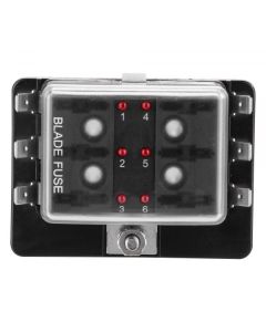 Säkringshållare 6 FS-LED