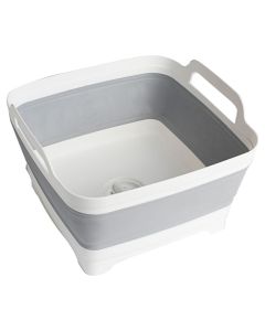 Brunner hopfällbart tvättfat grå