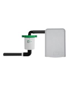 SOG Elektrisk toalettventilation för torrtoalett ljusgrå