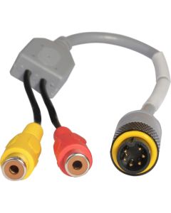 Dometic Adaptermonitor, 6-polig skruvplugg till cinch-uttag