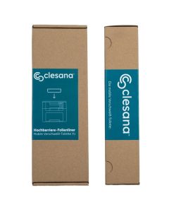 Toalettpåsar med barriärfilm, filmfoder för Clesana X1