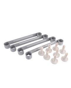 Fjäderstålsarmar (med säkerhetsbultar) Mini Heki S