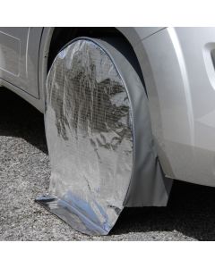 Däcköverdrag med solreflektion