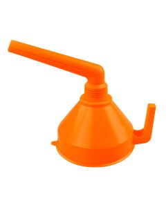 Vinklad fyllningstratt med smutsfilter