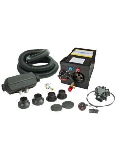 Varmduschset med tillsatsvärmare och termisktberedare elektrisk