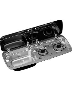 Dometic Häll/diskbänkskombination Dometic MO 9222L, diskbänk vänster