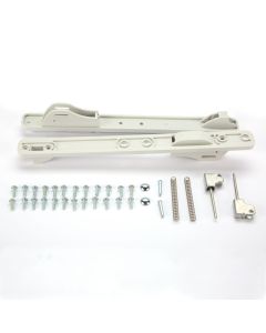 Funktionsplatta för vev-modell med monteringsdelar