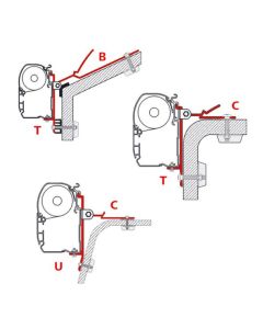 Fiamma takmarkis Universaladapter 
