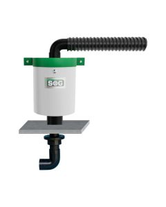 SOG Elektrisk toalettventilation för torrtoalett golvgenomföring