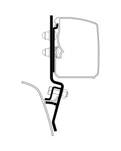 Adapter VW T2/ T3 för Thule 3200