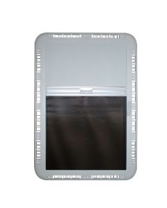 Innerram komplett med fästen (rullgardin + ventilationsgaller) Heki 2