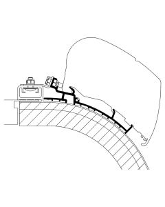 Thule tak Adapter Rapido Distinction, Längd 4,5 m