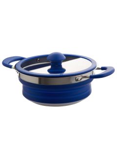 Ihopfällbar kastrull Topf Indigo