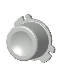 Tryckknapp för servicelucka i vit för modell 3, 4, 5, 6 och 7