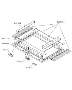 Midi-Heki/Style Innerram komplett för vevversion