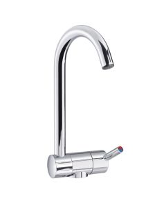 Reich engreppsblandare hög böjd kranpip