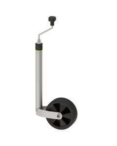 Stödhjul med plastfälg och stödlastskala