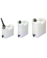 Vattenbehållare med kran