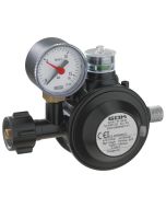 GDK lågtrycksregulator med tryckmätare