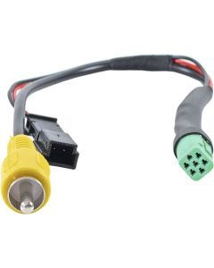 Caratec Adaptermonitor, 7-polig kontakt grön till cinchkontakt